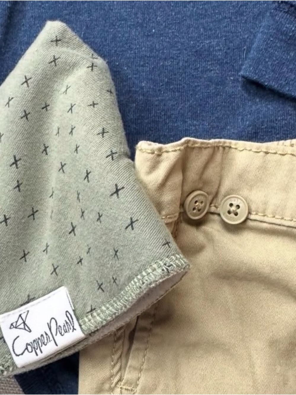 0-3M Baby Boy Capsule Outfit Bundle | Neutral 6-Piece Capsule Set - Picture 2 of 5